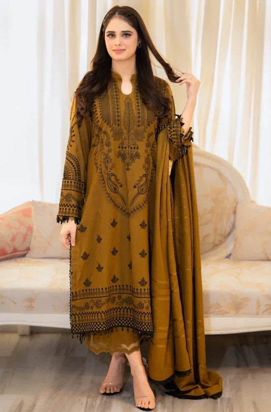 Winter 3PC Lawn Embroidered Suit - LIBASS
